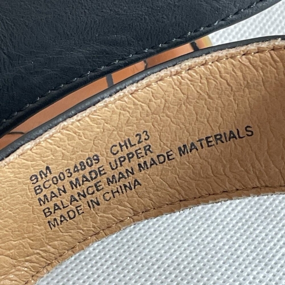 B.O.C. by Born Concept Kacee Black Ankle Strap Comfort Sandals 9M Excellent - Picture 7 of 7